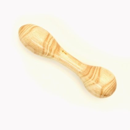 slender double dildo wood plain background